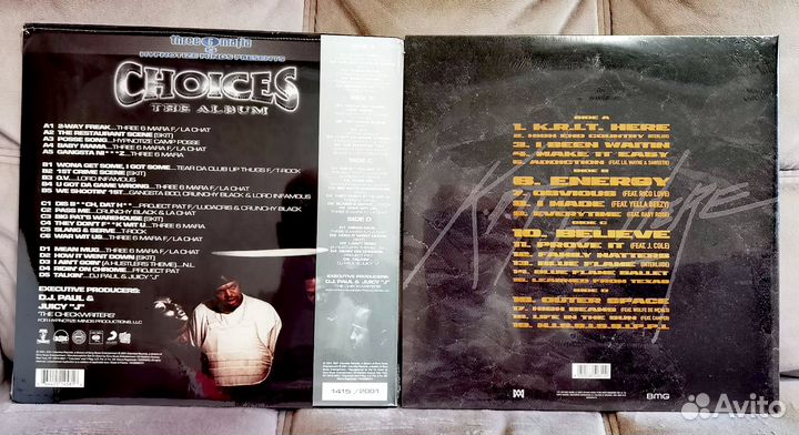 Three 6 Mafia, BIG krit винил