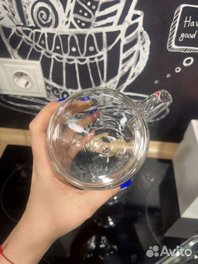 Чайная пара с двоиным стеклом