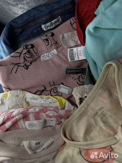 Пакетом Zara Hm 86 92 на девочку