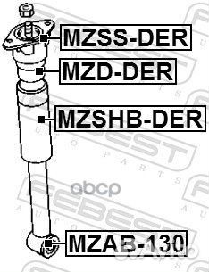 Опора заднего амортизатора mzss-DER mzss-DER