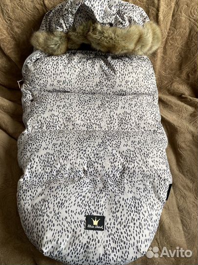 Зимний конверт в коляску elodie details