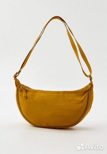 Сумка uniqlo желто-оливковая