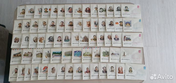 Почтовые конверты СССР. Чистые