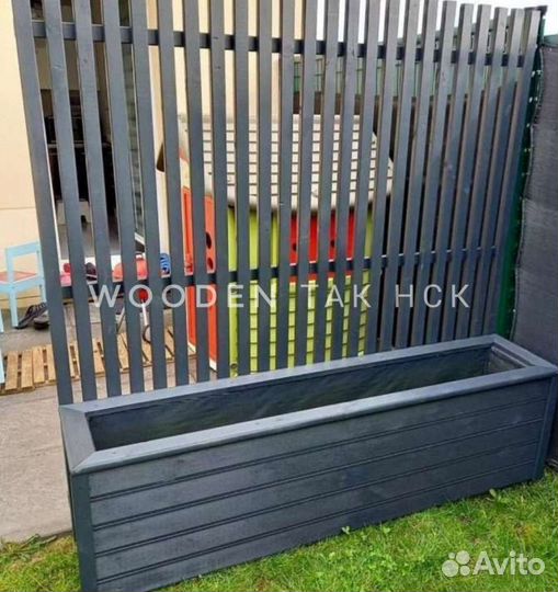 Вазоны кашпо для цветов деревянный грядка огурцы