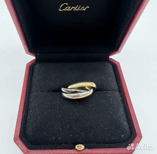 Кольцо cartier trinity оригинал с документами