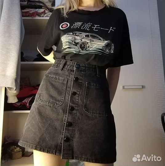 Юбка джинсовая