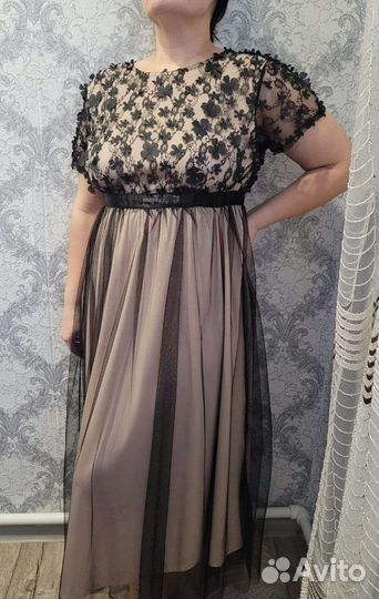 Вечернее платье 48 размер бу