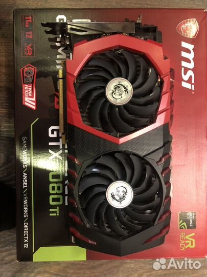 Msi gaming gtx X 1080 ti 11 gb
