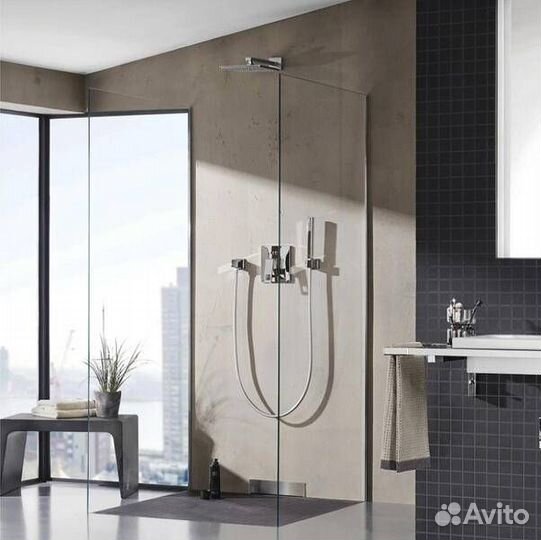Смеситель для ванны с душем Grohe Eurocube 24094000 хром