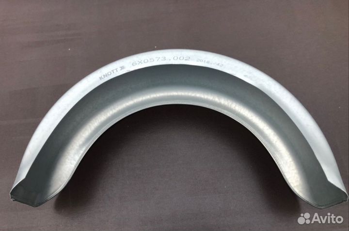 Крыло для прицепа моно оцинкованное 700х390х220 K