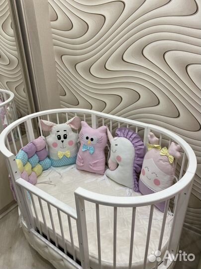 Бортики в детскую кроватку