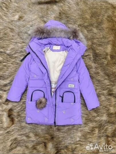 Куртка зимняя на девочку 134