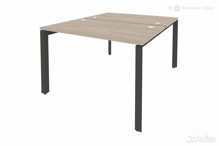 Стол-бенч двойной на П-образном м/к Onix O.MP-D.RS