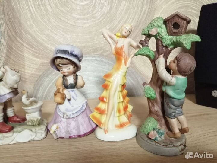 Винтажный статуэтки Европы в рестоврацыю