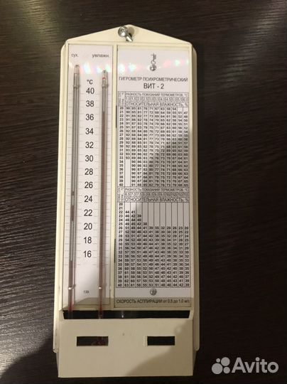 Гигрометр психрометрический вит 2