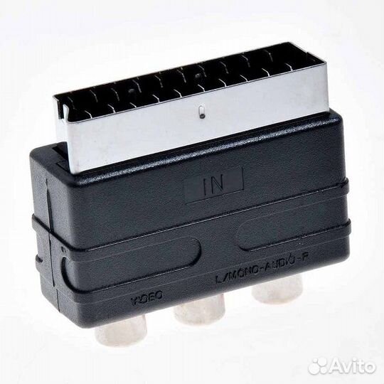 Переходник 3RCA-scart