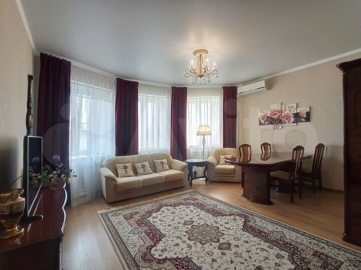 3-к. квартира, 124 м², 5/5 эт.