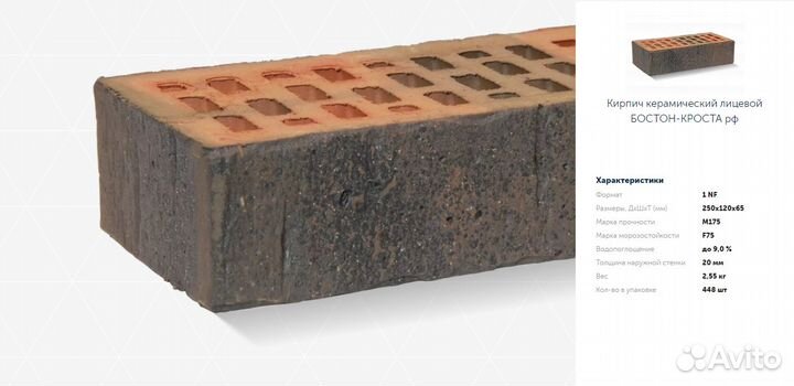Кирпич керамический лицевой