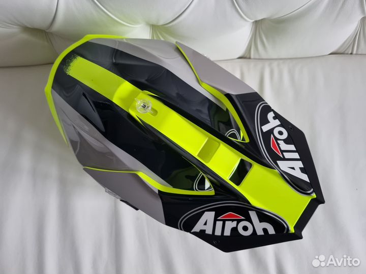 Шлем новый Airoh twist 2.0 BIT HiViz Grey