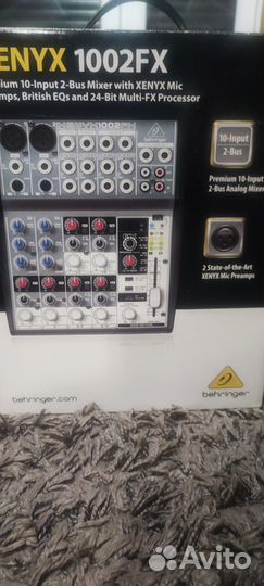 Микшерный пульт behringer 1202 fx