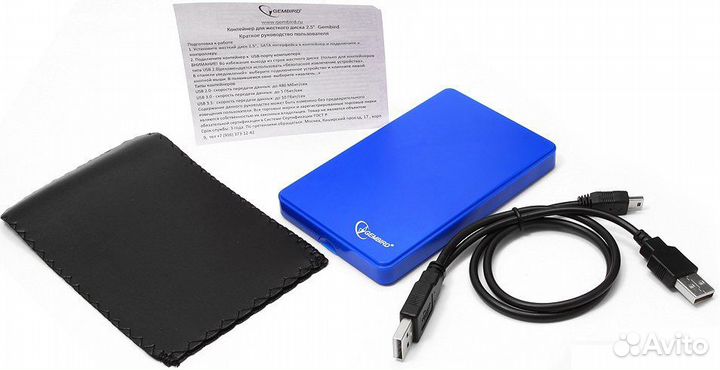 Внешний бокс Gembird EE2-U2S-40P-B 2.5