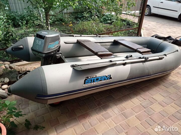 Надувная лодка пвх нднд с мотором