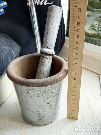 N1. Ступка с пестиком советская. СССР редкая Тяж