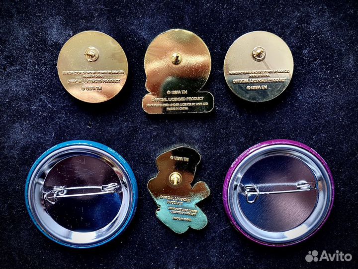 Набор значков Чемпионат Европы Футбол euro 2020