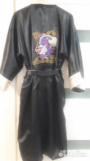 Халат женский шелковый