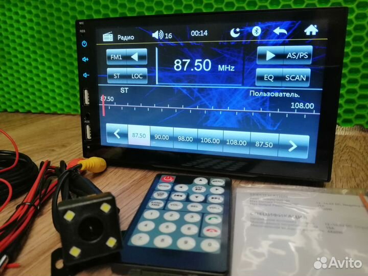 Магнитола 2 din новая Bluetooth usb aux