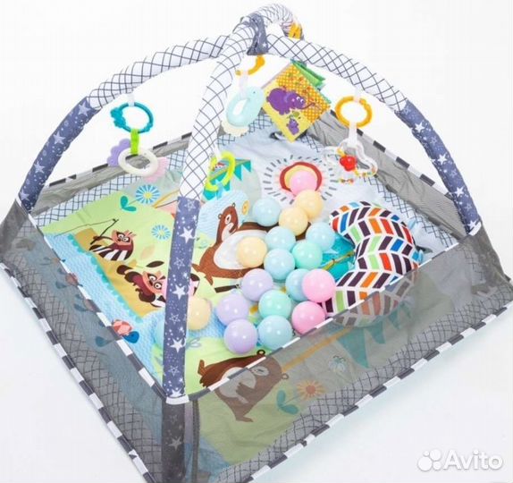 Игровой развивающий коврик