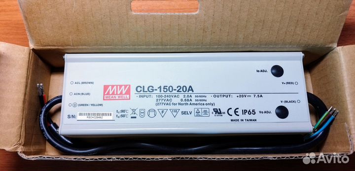 Блок питания импульсный Mean Well CLG-150-20A