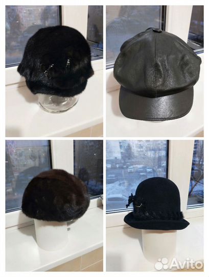 Шляпки, береты, кепки