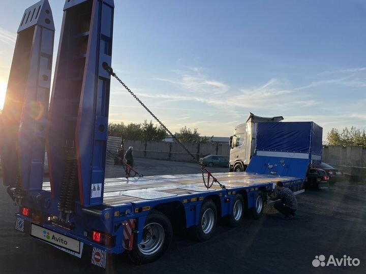 Полуприцеп трал (тяжеловоз) Berger 9854, 2023