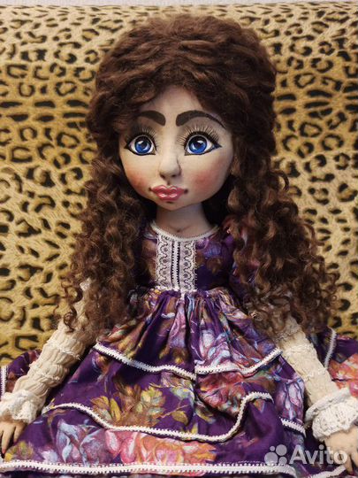 Текстильная кукла скульптурный текстиль