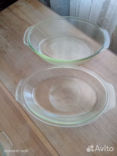 СССР кастрюля жаропрочная стекло