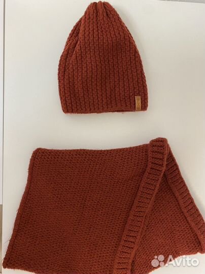 Шапка и снуд зимние