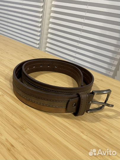 Ремень мужской кожаный