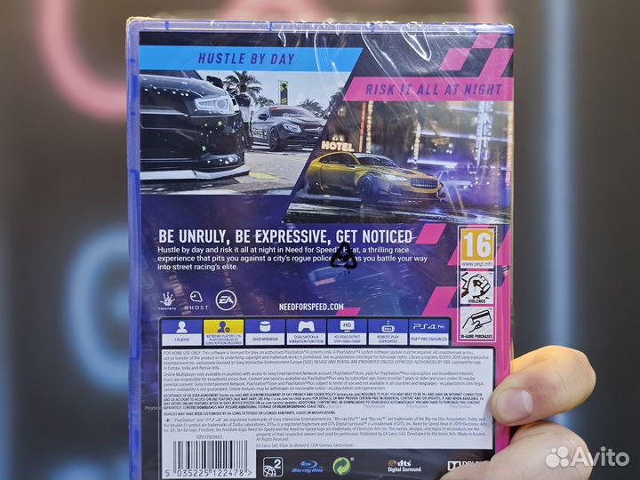Новый диск ps4 ps5 Need For Speed Heat, на русском