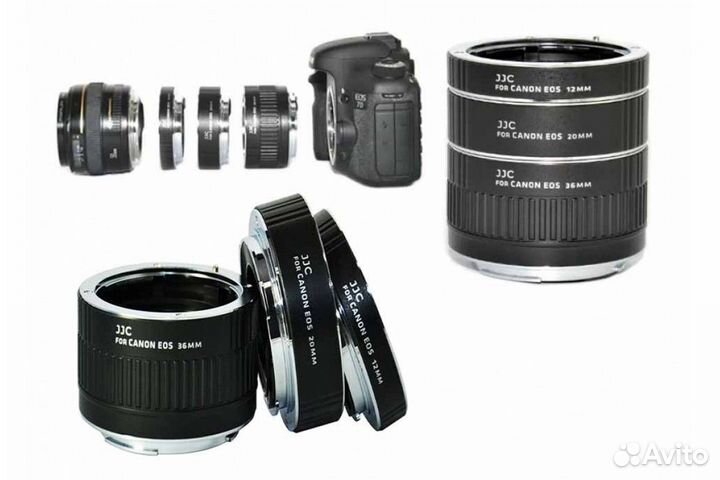 JJC AET-CS(II) 12/20/36mm tubes for CanonEF/EF-S