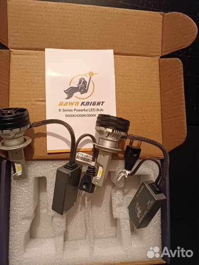 Светодиодные лампочки h7 dawn knight К7-150w-6000k