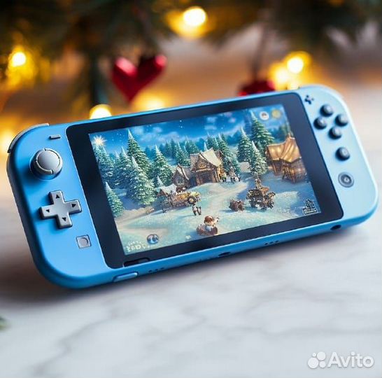 Nintendo Switch Lite новая прошитая с играми