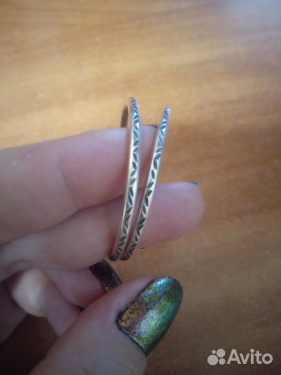 Серебряные серьги