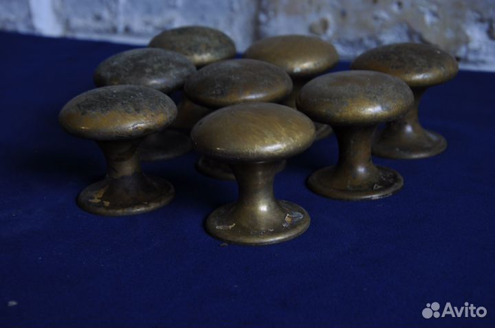 Бронзовые дверные ручки, 8 шт