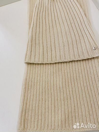 Шапка вязаная +снуд