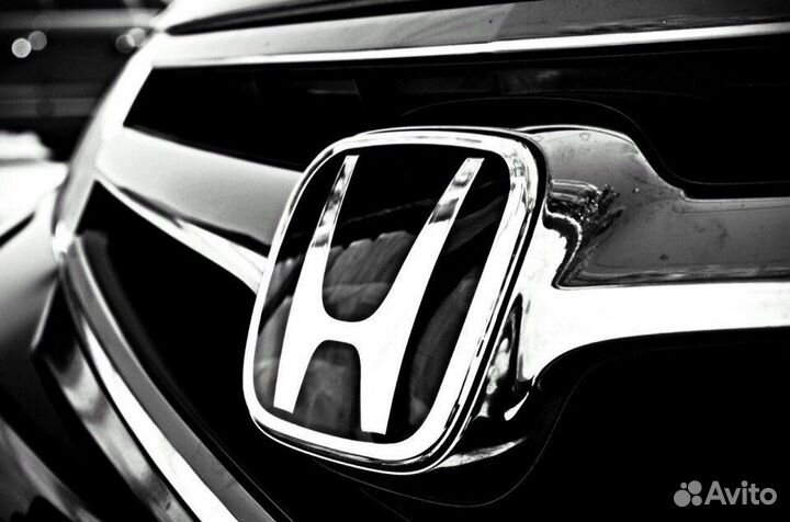 Эмблемы чёрные Honda Civic 4D (8G) комплект