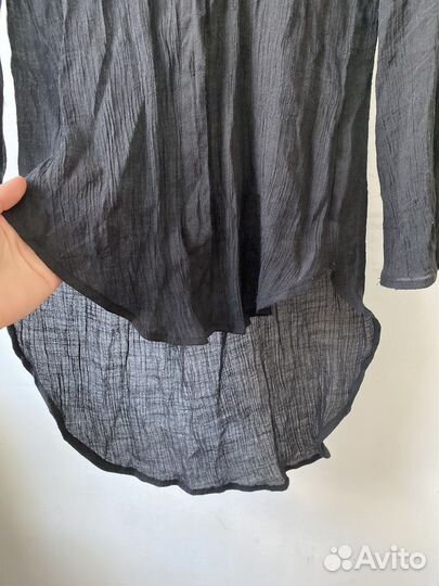 Блузка из жатой ткани