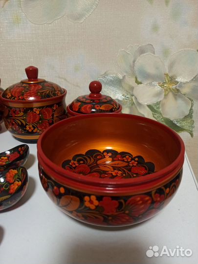 Посуда хохлома