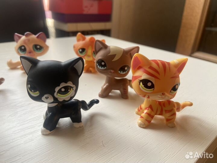 Littlest Pet Shop стоячка кошки тебби