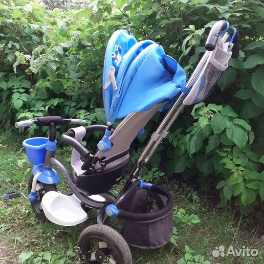 Детский велосипед-коляска